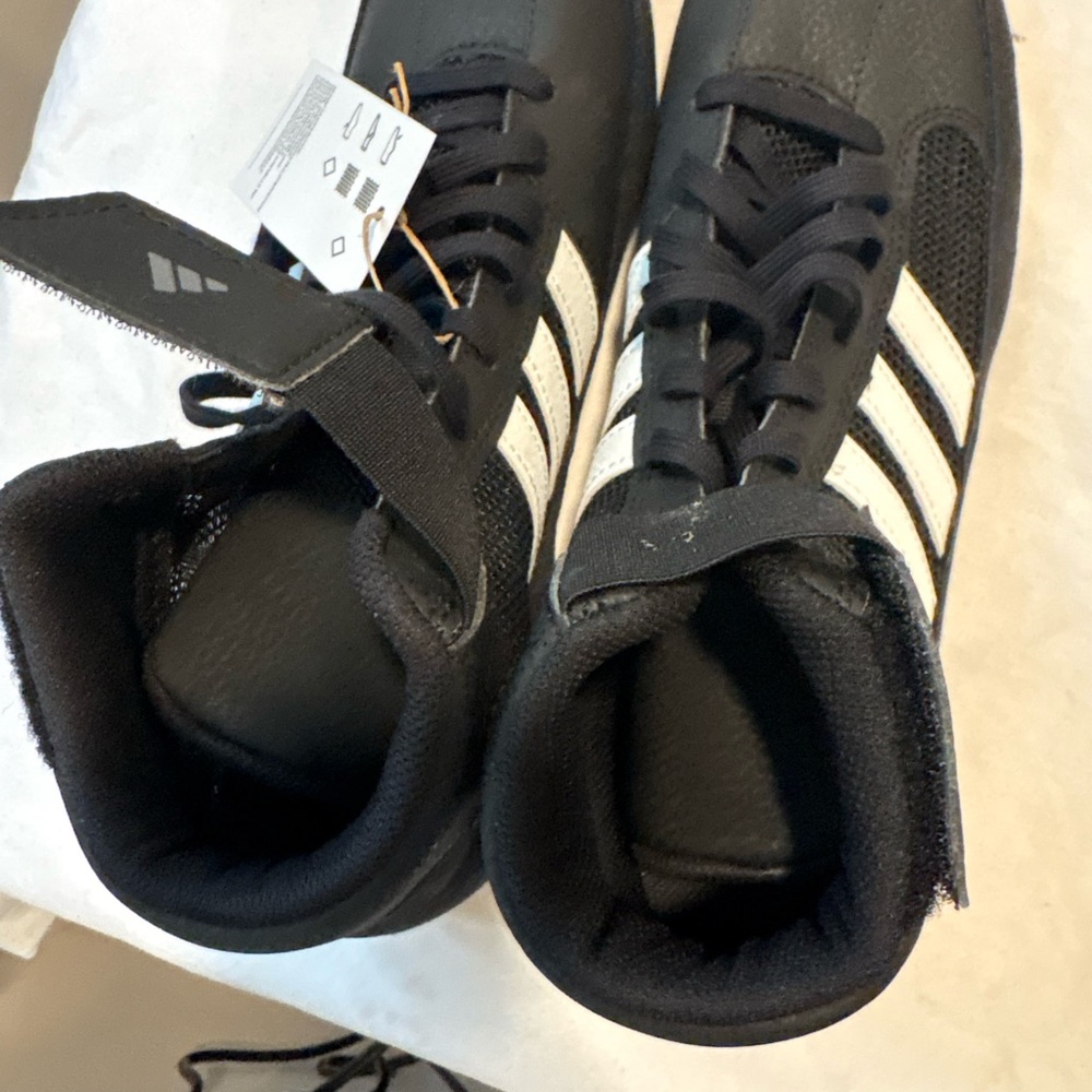 adidas Black High Top Sneakers New With Tags
